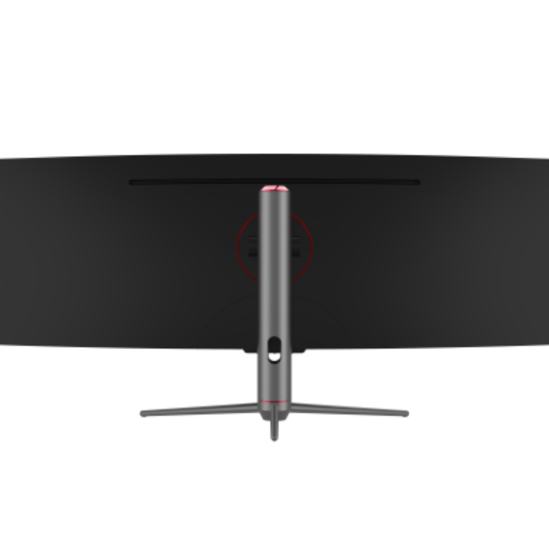Monitor with a stand on a white background