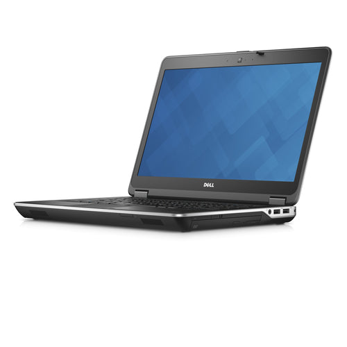 Dell laptop with blue screen on a white background