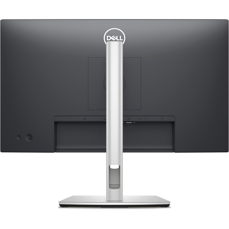 Dell monitor with a stand on a white background