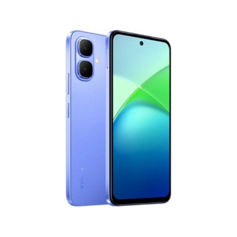 Smartphone with a gradient design on a white background