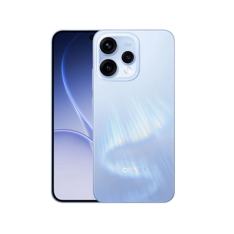 Smartphone with a gradient design on a white background