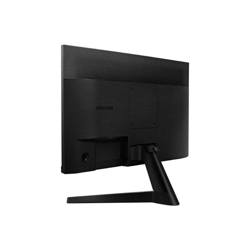 Black Samsung monitor on a white background