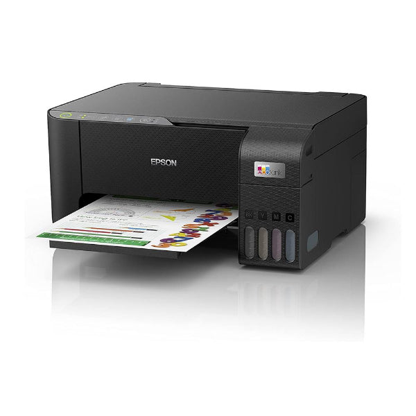 Epson L3250 EcoTank printer front view with Wi-Fi logo