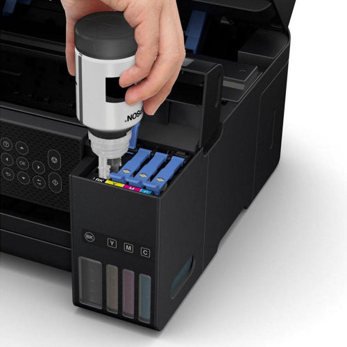 Epson L4260 refilled using original Epson ink bottles