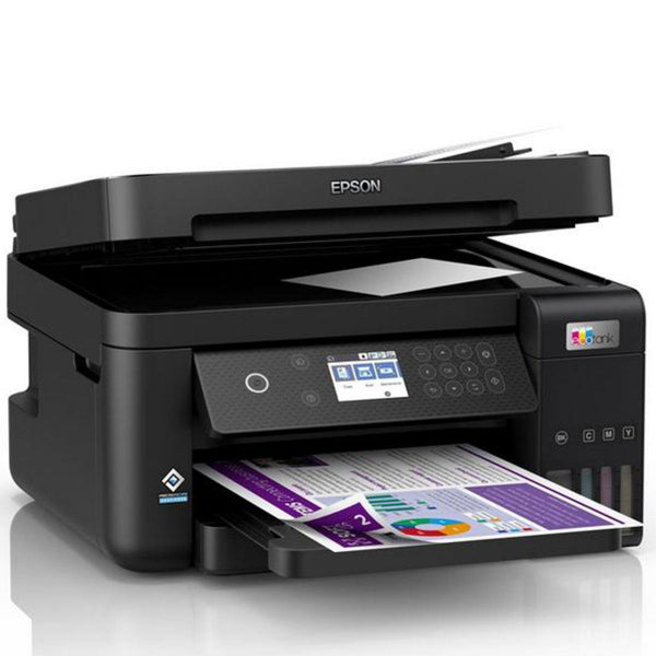 Side view of Epson L6270 showing EcoTank ink compartments