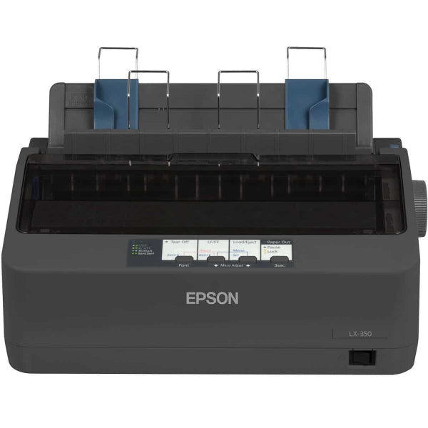 Epson LX-350 dot matrix printer on a white background