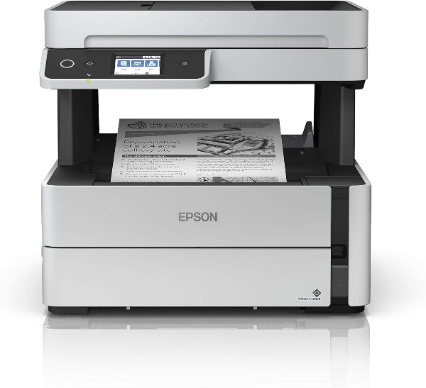 Epson M3170 with printed pages in output tray