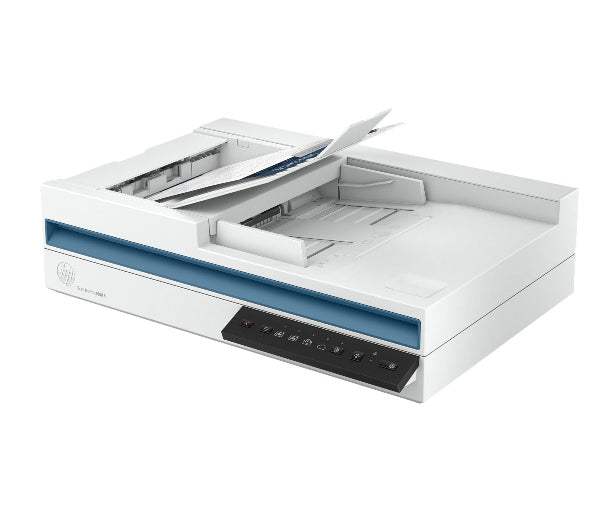 HP ScanJet Pro 2600f1 showing fast paper output