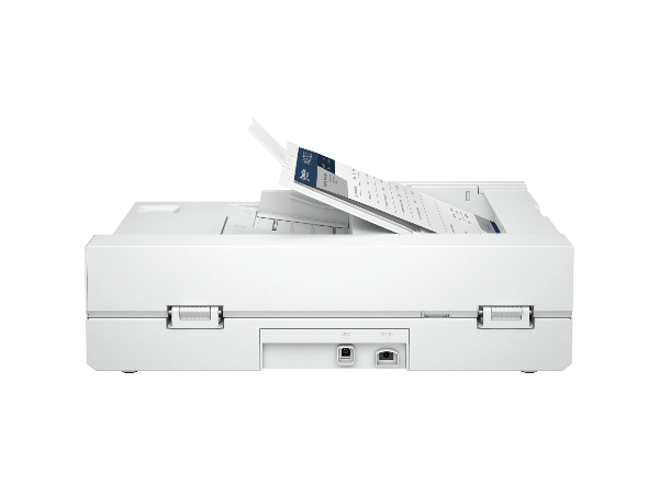 HP ScanJet Pro 2600f1 side view with USB cable port
