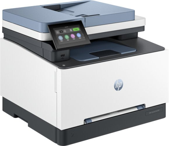 HP 3303fdn printer on a white background