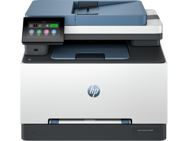 HP printer on a white background