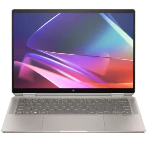 HP Spectre x360 14-inch laptop with slim bezels and vibrant screen on white background at Nairobi Phones Technologies