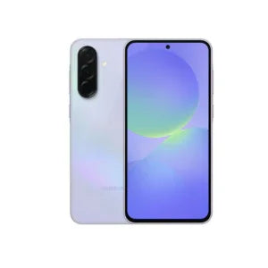 Samsung A36 5G smartphone 8GB RAM 256GB storage in white, front and rear view