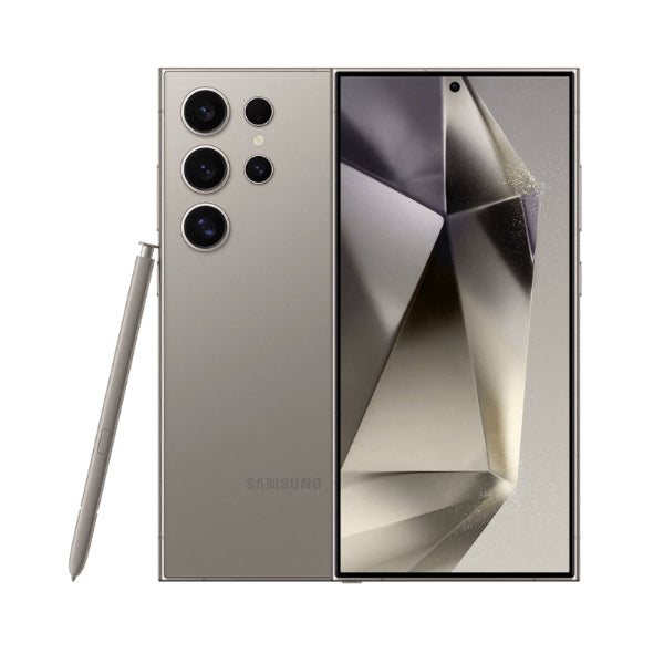 Samsung s24 ultra 512gb smartphone with stylus on a white background