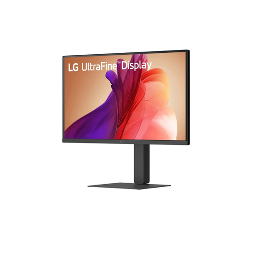 LG UltraFine Display monitor on a white background