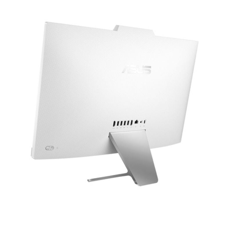 White computer monitor on a white background