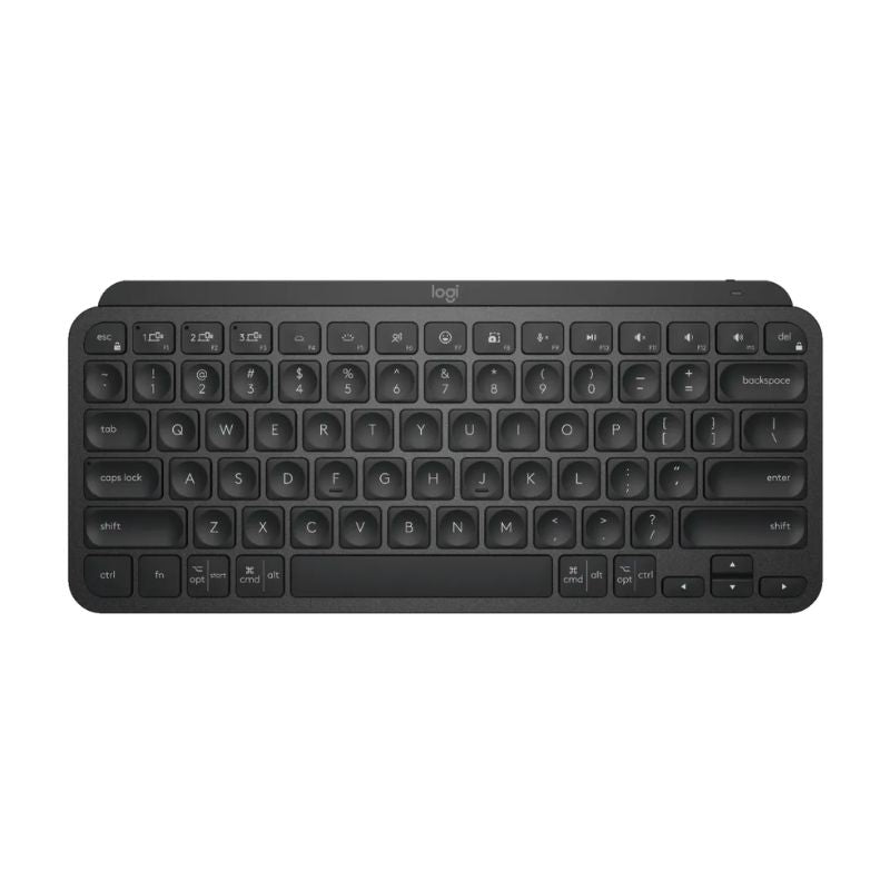Black keyboard on a white background