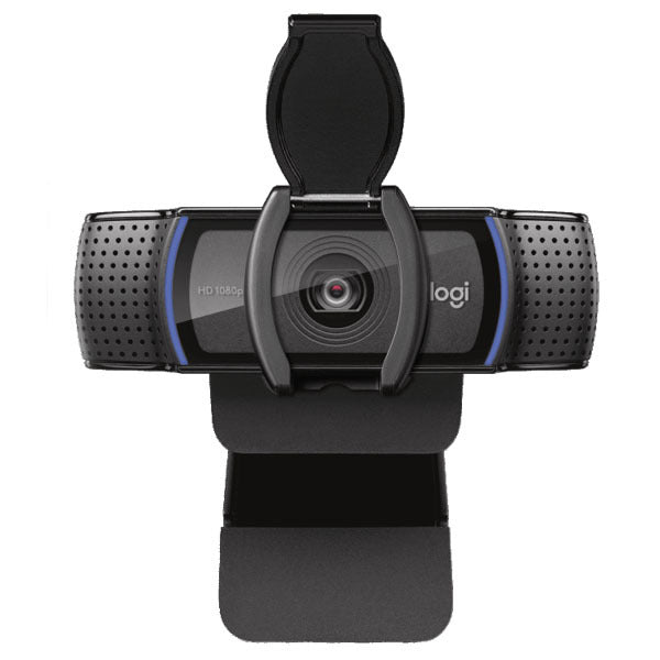 Logitech webcam on a white background