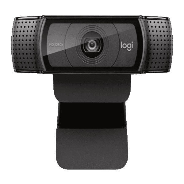 Logitech webcam on a white background