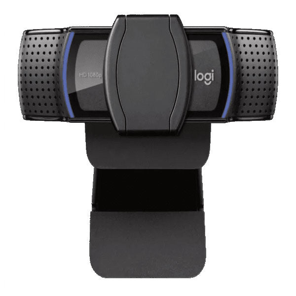 Logitech webcam on a white background