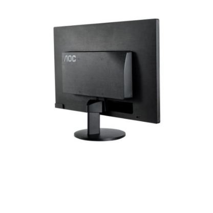 Black AOC E970SWN 18.5" HD Monitor - E970SWN with AOC logo on a white background