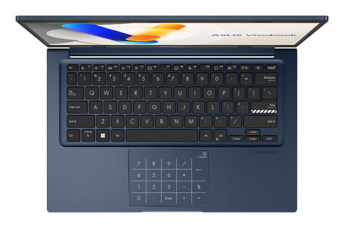 ASUS_Vivobook_14_X1404ZA_Core_i5_8GB_RAM_512GB_SSD with a visible keyboard and screen on a white background