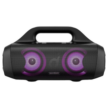 Black Anker Select Pro with purple accents on a white background