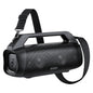 Black Anker Soundcore Motion Boom Plus Speaker with a strap on a white background