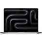 Laptop with a black screen displaying abstract white lines on a white background