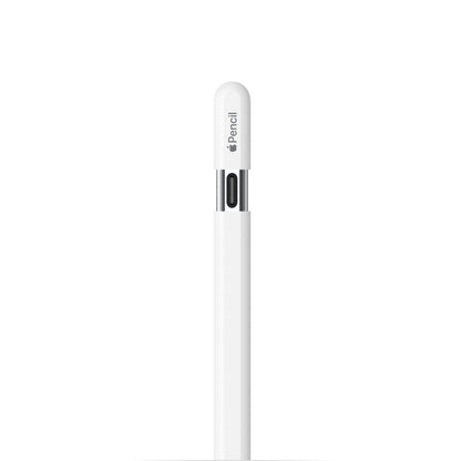 White Apple Pencil on a white background