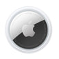 Apple AirTag with Apple logo on a white background