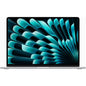 Laptop with a futuristic blue and black design on the screen