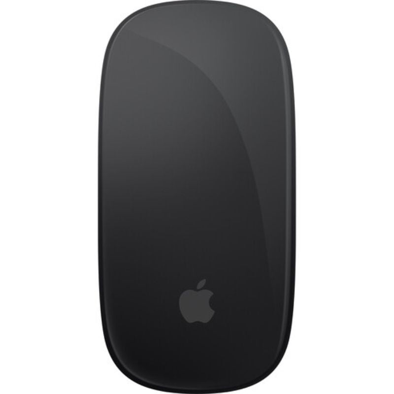 Black Apple Magic Mouse on a white background