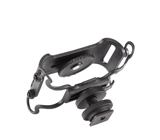 Black BOYA BY-C10 Universal Microphone & Recorder Shock Mount clip a white background