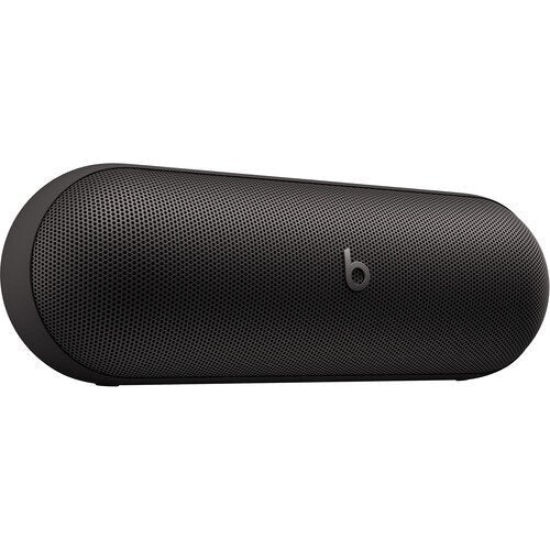 Black Beats portable speaker on a white background