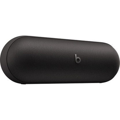 Black Beats portable speaker on a white background