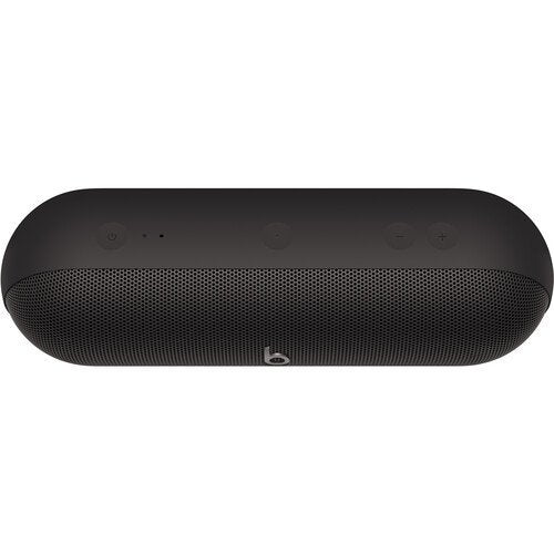Black Beats portable speaker on a white background