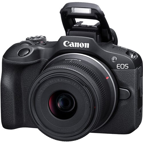 Canon EOS R100 Mirrorless Camera with 18-45mm 
