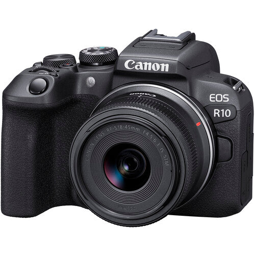 Canon EOS R10 Mirrorless Camera with 18-45mm Lens
