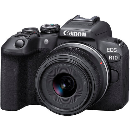 Canon EOS R10 Mirrorless Camera with 18-45mm Lens
