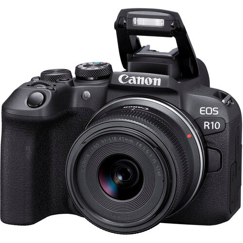 Canon EOS R10 Mirrorless Camera with 18-45mm Lens camera with lens
