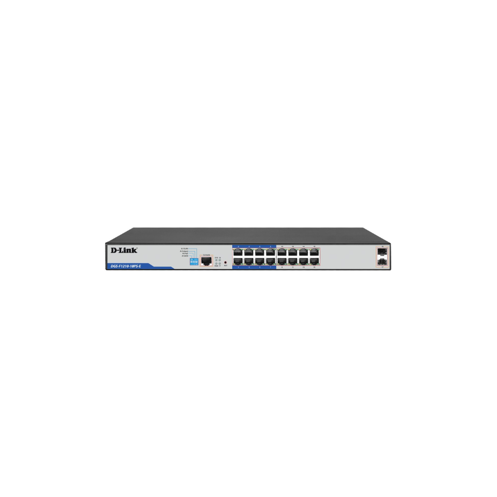 D-Link network switch on a white background