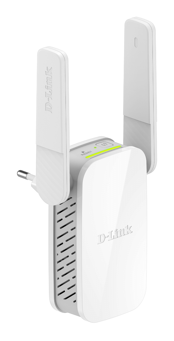 D-Link Wi-Fi range extender on a white background