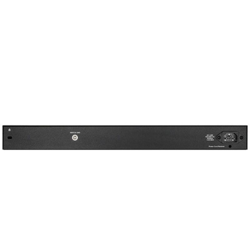 D Link 26 Port Gigabit Smart Managed PoE Switch-DGS-F1210-26PS on a white background