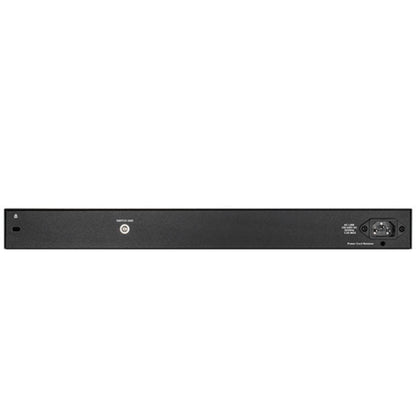 D Link 26 Port Gigabit Smart Managed PoE Switch-DGS-F1210-26PS on a white background