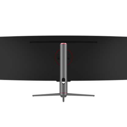 Monitor with a stand on a white background