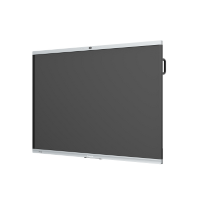 Large electronic display screen on a white background