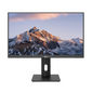 Monitor displaying a mountain landscape on a white background