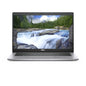 Laptop displaying a scenic wallpaper of a waterfall on a white background