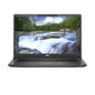 Laptop displaying a scenic wallpaper of a waterfall on a white background